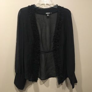 DKNY sheer top